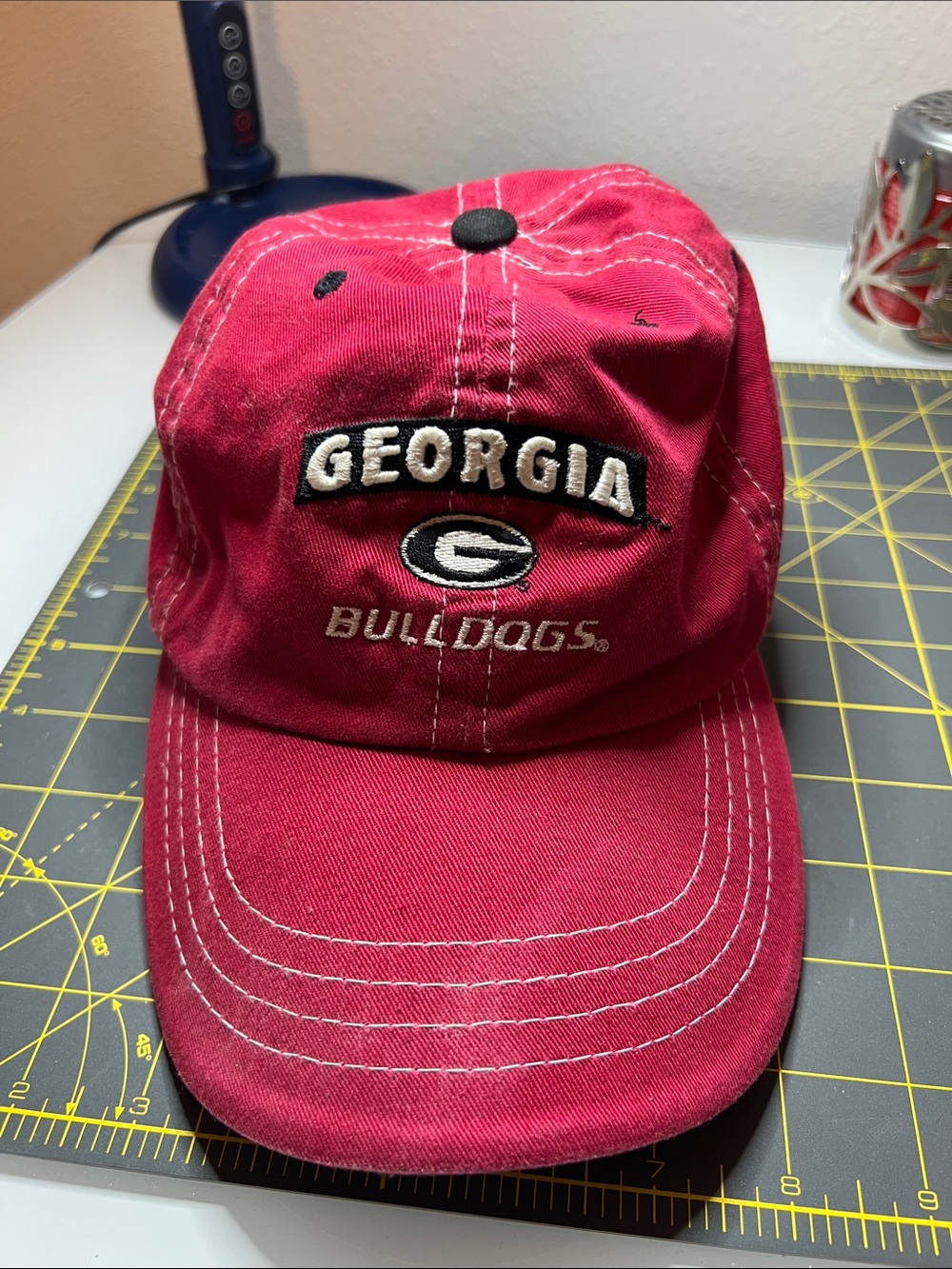 Zephyr Georgia Bulldogs-Red Baseball Hat